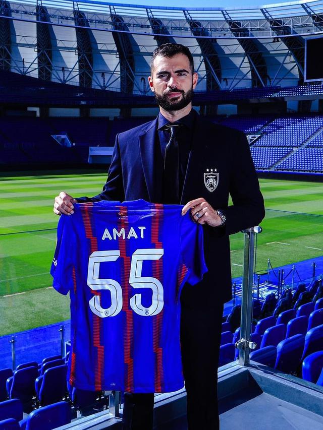 Jordi Amat resmi gabung Johor Darul Ta'zim (JDT). (Instagram JDT).