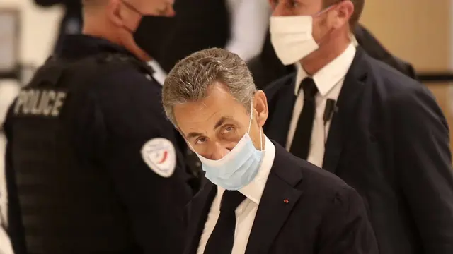 Mantan Presiden Prancis Nicolas Sarkozy. (AP Photo/Michel Euler)