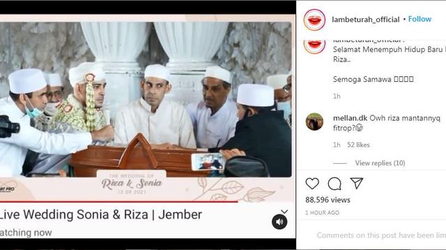 Riza Shahab resmi menikah