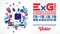 Saksikan Live Streaming Esports Gaming Convention EXGCon 2019. sumberfoto: Vidio