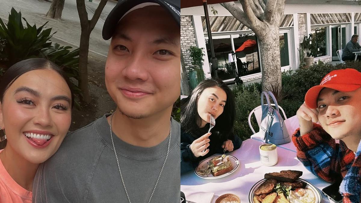 7 Potret Unggahan Agnez Mo dan Adam Rosyadi di Anniversary ke-4, Tulis Pesan Romantis