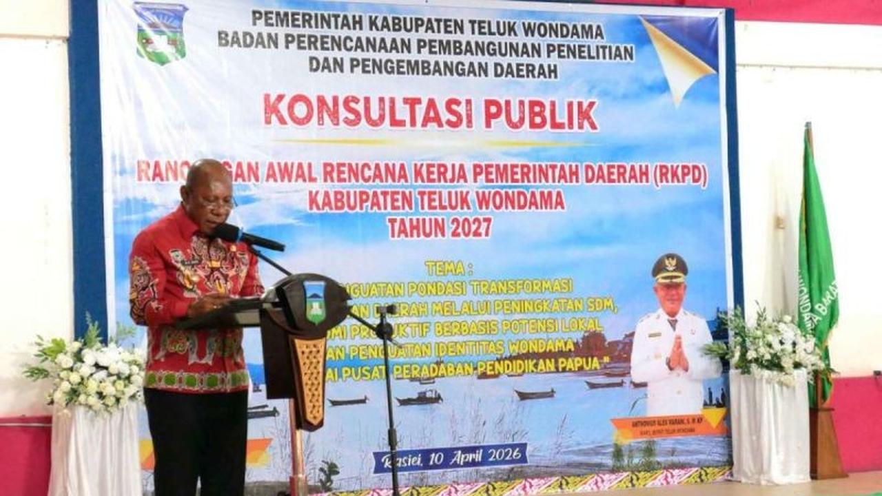 Pemkab Teluk Wondama Tetapkan Empat Fokus Pembangunan 2027: Genjot SDM dan Ekonomi Lokal
