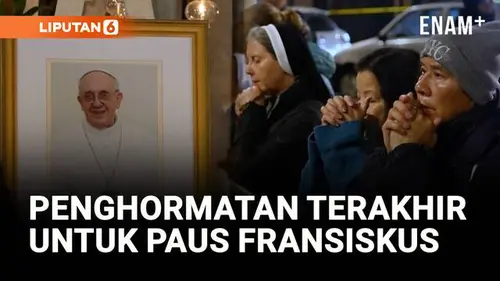 VIDEO: Doa Rosario di Roma, Mengenang Paus Fransiskus
