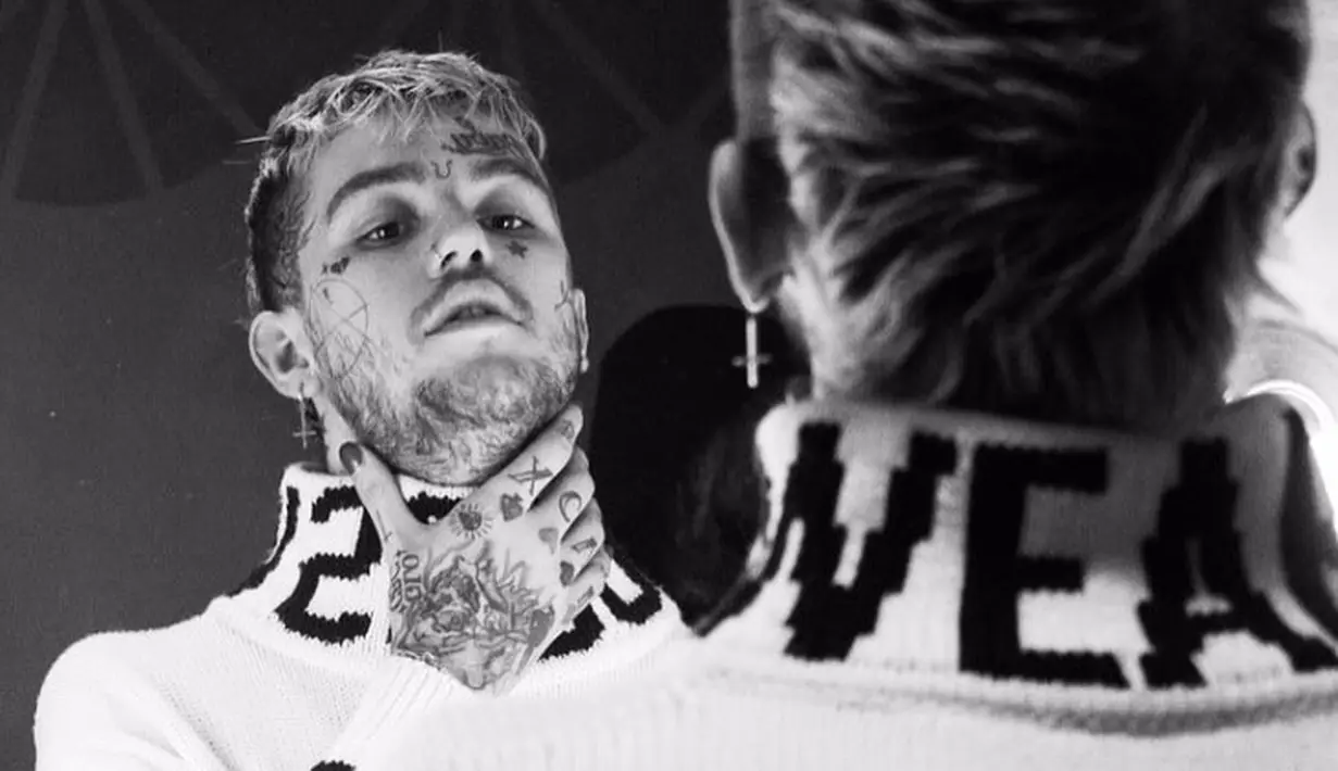 Sebelumnya, para ahli menemukan obat paraphernalia dan bukti overdosis. (instagram/lilpeep)