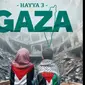 Poster film Gaza: Hayya 3. (Warna Pictures via Instagram/ @cutsyifaa)