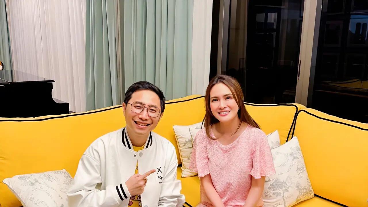 Shandy Aulia saat bersama Mind Technology Expert Coach Rheo