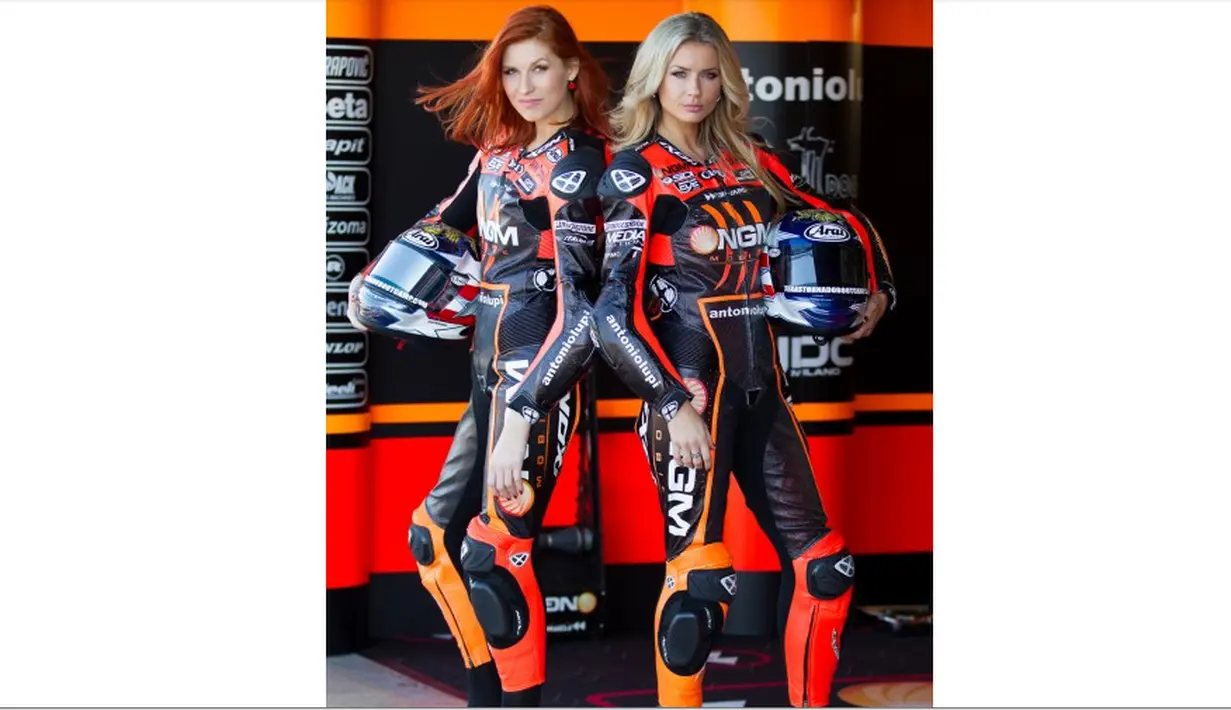 Inilah Paddock Girl MotoGP di Valencia, Minggu (8/11/2015). (Photo/motogp.com)