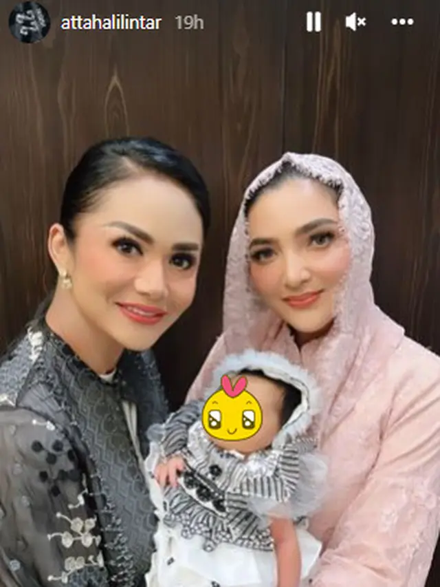 7 Momen Akikah Anak Aurel Hermansyah dan Atta Halilintar, Potong Kambing Sendiri