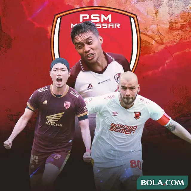PSM Makassar - Wiljan Pluim, Kenzo Nambu, Akbar Tanjung
