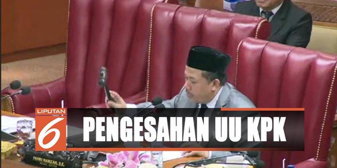 UU KPK Disahkan, Menkumham: Ini Perbaikan Undang-Undang Negara