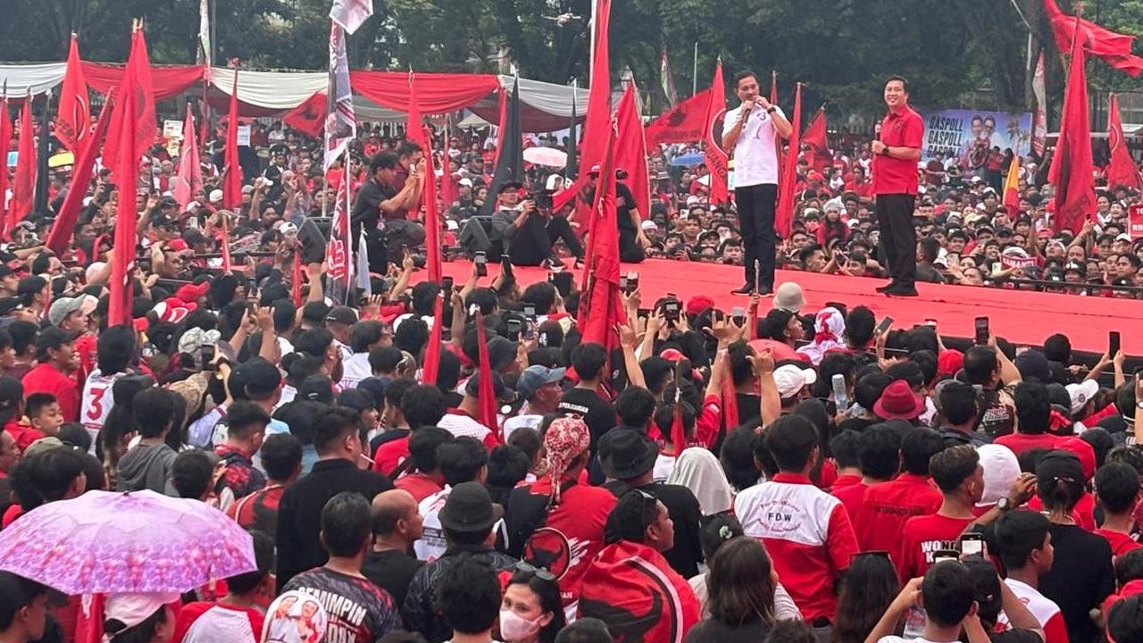 Kampanye Akbar Dihadiri Ribuan Orang, PDIP Sebut Bukti SK-ADT Diterima di Hati Warga Sulut