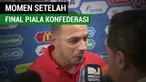 Berita video yang terjadi dengan pemain Cile yang melakukan blunder di final Piala Konfederasi 2017, Marcelo Diaz, setelah pertandingan.