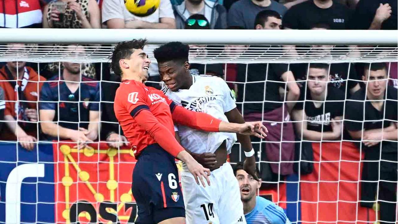 FOTO: Ditahan Imbang 1 -1 dengan Osasua, Posisi Real Madrid  di Puncak Liga Spanyol Terancam
