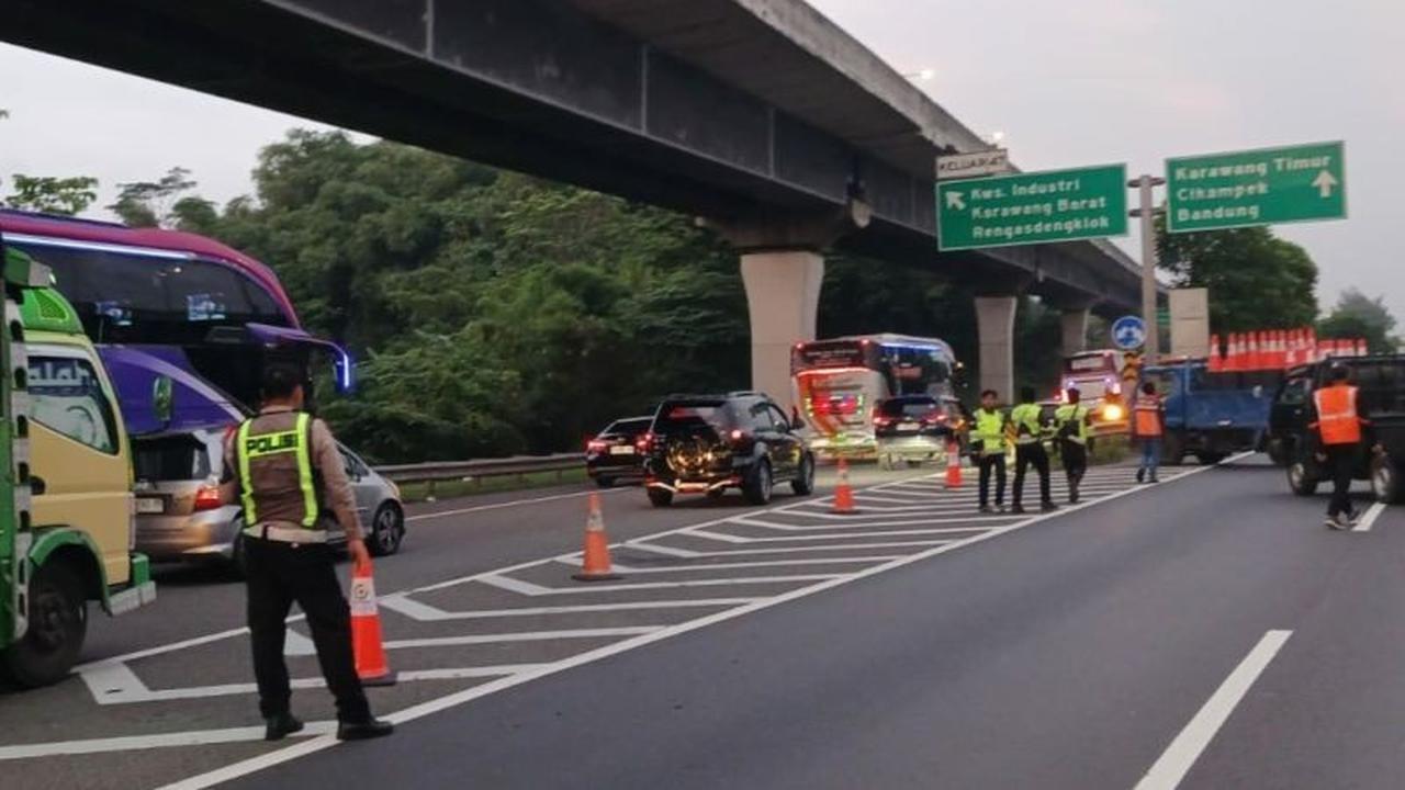 Jasamarga Lakukan Penyesuaian Rekayasa Lalu Lintas di Tol Japek Antisipasi Arus Balik Lebaran