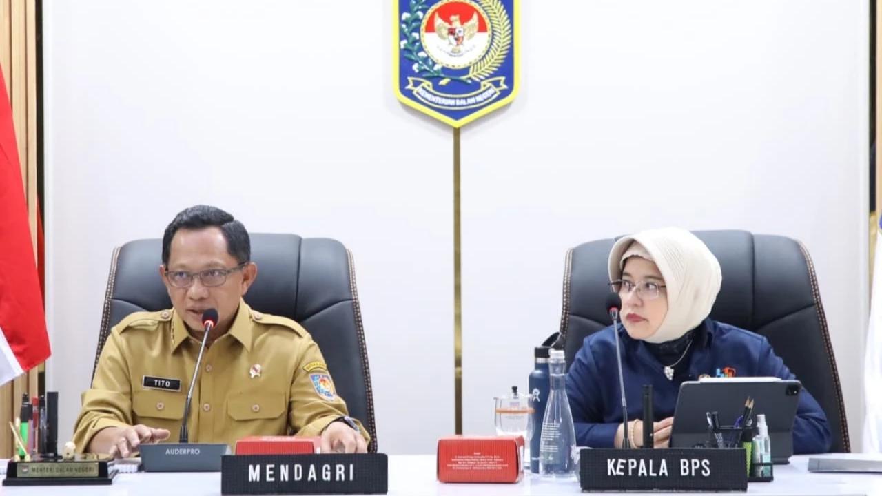 Mendagri menerima Kepala Badan Pusat Statistik (BPS)