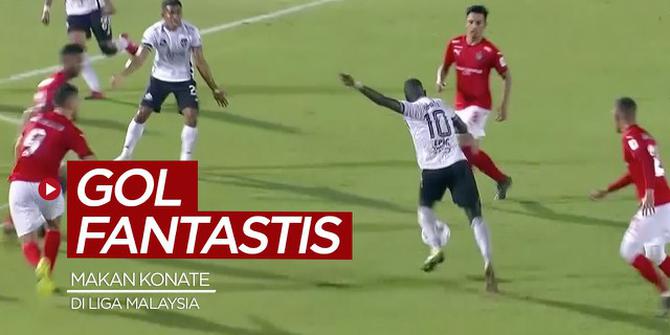 VIDEO: Gol Fantastis Eks Pemain Persib Bandung dan Arema FC, Makan Konate di Liga Malaysia