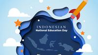 Ilustrasi Hari Pendidikan Nasional. (Image by Freepik)