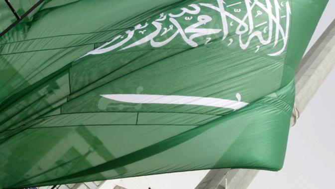 Ilustrasi bendera Arab Saudi (AFP Photo)