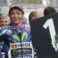 Valentino Rossi menyebut Luca Cadalora sebagai sosok di balik kebangkitannya di MotoGP Jerez. (EPA/Roman Rios)