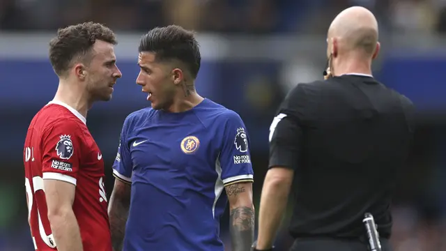 Foto: Aksi Menawan Alexis Mac Allister Warnai Laga Perdana Liverpool di Liga Inggris 2023/2024, Tahan Imbang 1-1 Chelsea