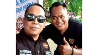Ketua Dewan Pembina LKGH Andi Herlin dan Ketua DPD Makassar LKGH Anwar Sewang (Liputan6.com/Fauzan)