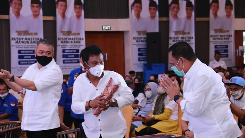 Rusdy Mastura dan Ma'mun Amir bertekad meningkatkan kesejahteraan masyarakat Sulteng. (Foto: Istimewa)