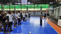 Relawan Garda Matahari menyelenggarakan lomba futsal yang memperebutkan piala AMIN Cup. (Istimewa)