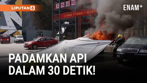 Inovasi China: Selimut Anti Api Khusus Mobil Listrik