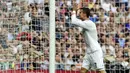 Meski demikian ternyata rasio gol dari Cristiano Ronaldo masih lebih baik daripada Lionel Messi. (AFP/Pierre-Philippe Marcou)