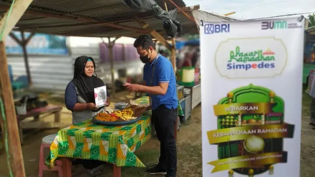 Program Pasar Ramadan BRI yang hadir di 880 titik se-Indonesia dan melibatkan lebih dari 13.200 pelaku UMKM. (Dok BRI)