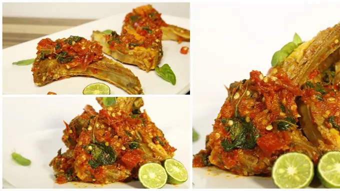 Kambing Sambal Kemangi. Foto : Chef Chitra