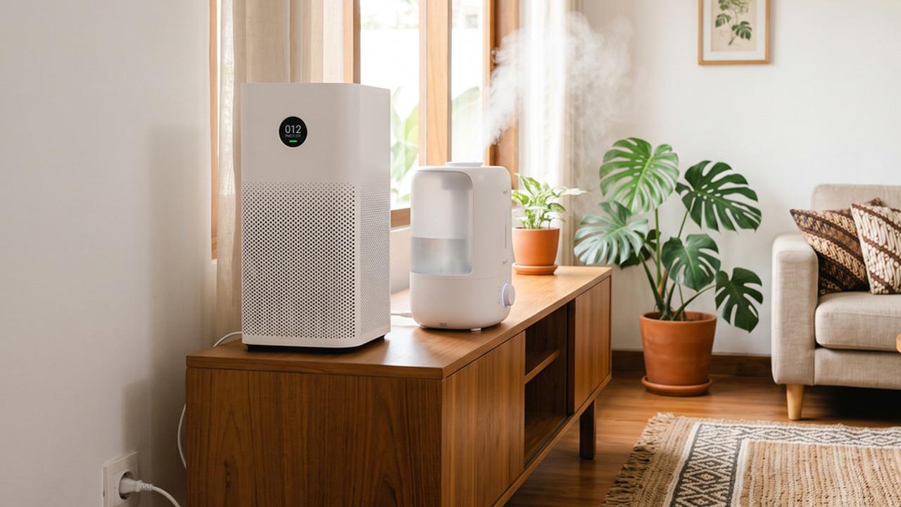 bedanya air purifier dan humidifier (AI Generated)
