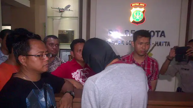 JAH, Tersangka Pembunuh Sri Wahyuni Ditahan Polres Bandara Soetta