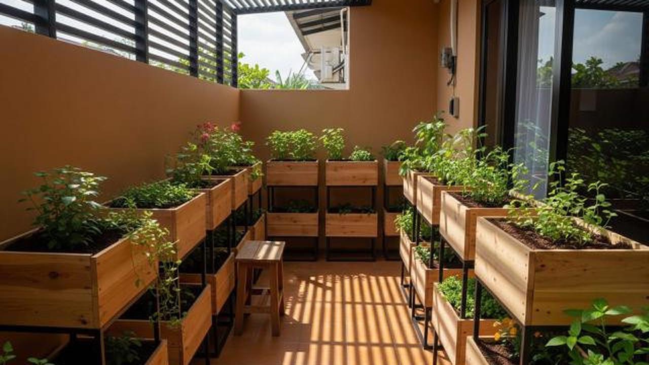 15 Model Teras Rumah Sempit Tanpa Pagar, Jadi Kebun Mini