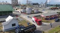 Kilang PT Pertamina Sumbagsel di Plaju, Sungai Gerong Palembang (Dok.istimewa / Nefri Inge)