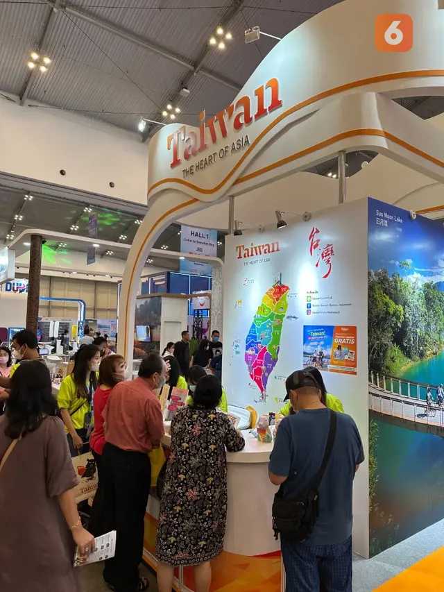 Paviliun Taiwan di Astindo Travel Fair