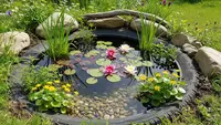 5 Cara Membuat Kolam Mini dari Ban Bekas, Solusi Kreatif dan Unik Percantik Halaman