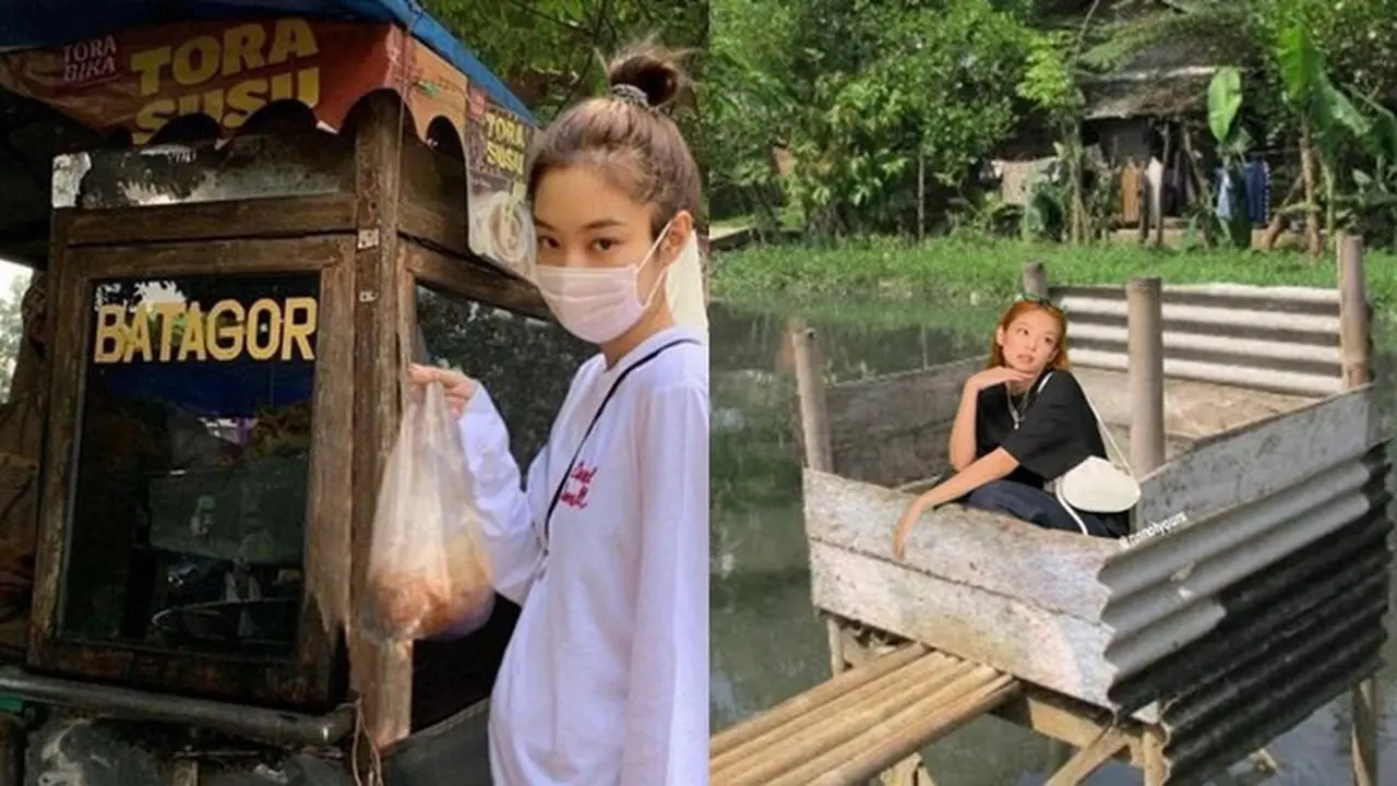 6 Editan Foto Jennie Blackpink Melokal Bak Orang Indonesia, Kocak
