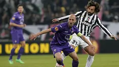 Highlight pertandingan Liga Europa antara Juventus melawan Fiorentina di Juventus Stadium (Torino)