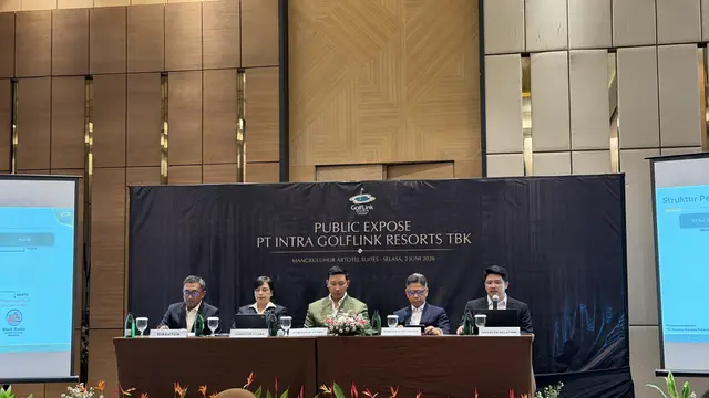 Paparan publik PT Intra GolfLink Resorts Tbk (GOLF), Selasa (2/6/2026). (Foto: Liputan6.com/Tira Santia)