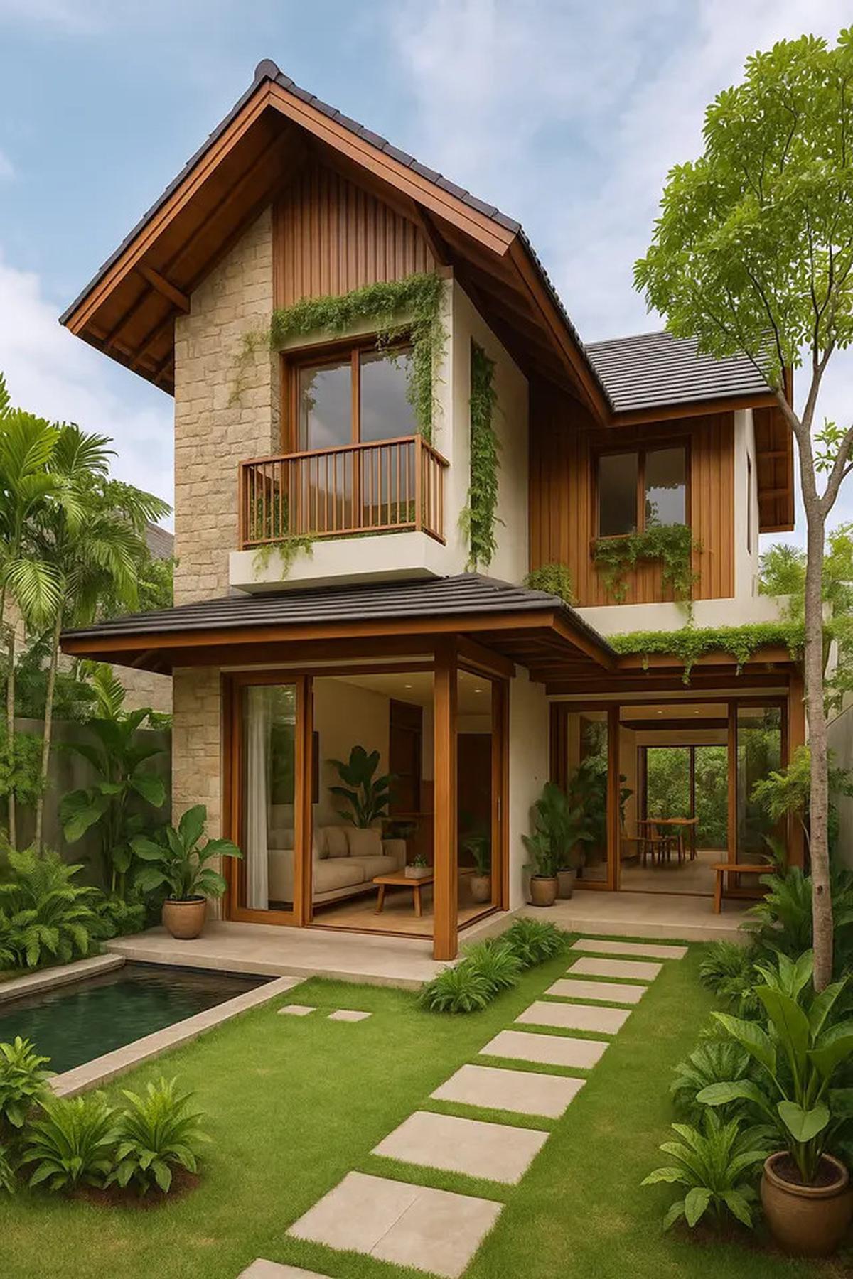 5 Model Rumah Kecil tapi Mewah 2 Lantai, Minimalis dan Hemat Ruang