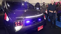 Bakal calon presiden (Bacapres) Ganjar Pranowo mengunjungi pameran otomotif Indonesia Modification dan Lifestyle Expo (IMLE) 2023 di JCC Jakarta, Sabtu (30/9/2023). (Kredit foto: Tim Media Ganjar Pranowo)