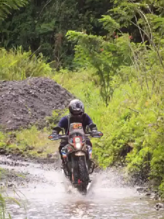 Potret Gary Iskak yang Memang Suka Motoran dan Touring (Foto: Dok. Gary Iskak)