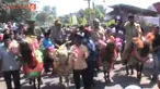 Menyambut Musim Tanam, Warga  Probolinggo Menggelar Ritual Mandi Lumpur. Diawali dengan arak-arakan sesepuh desa, menggunakan  kuda, hingga memulai tradisi mandi lumpu, di Dusun Mrico  Kabupaten Probolinggo.