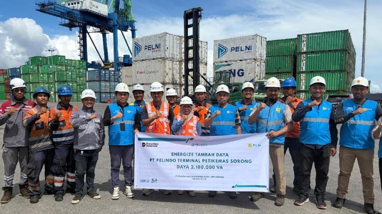 PLN Tambah Daya 2,18 MVA, Perkuat Operasional Terminal Petikemas Sorong