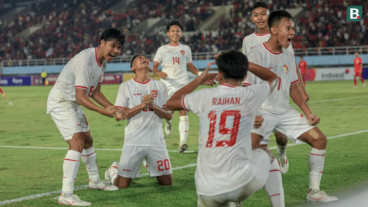 Foto: Timnas Indonesia U-16 Tampil Spartan, Gilas Laos Dan Segel Tiket Semifinal Piala AFF U-16 2024