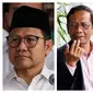 3 Bakal Cawapres di Pilpres 2024 yakni Muhaimin Iskandar (Cak Imin), Mahfud Md, dan Gibran Rakabuming Raka. (Foto: Liputan6.com)