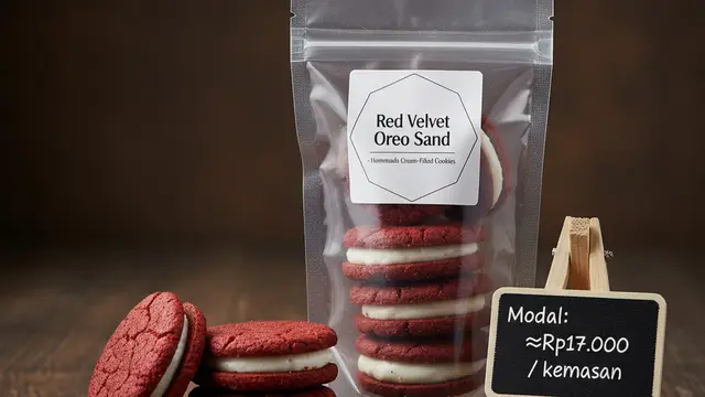 Red Velvet Oreo Sand (Gemini AI)