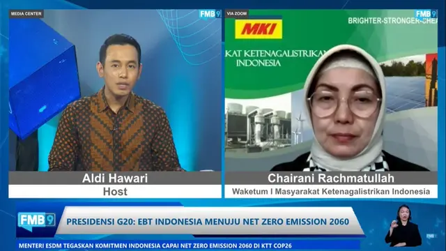 Wakil Ketua Umum Masyarakat Ketenagalistrikan Indonesia (MKI) Chairani Rachmatullah