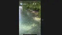 Istri Ridwan Kamil,&nbsp;Atalia Praratya Perlihatkan Lokasi Hilangnya Eril di Sungai Aare Swiss. (Instagram @ataliapr)